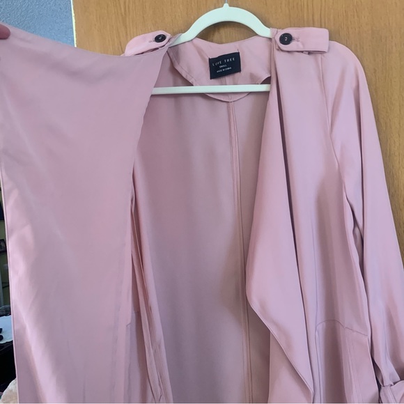 LOVE TREE Trench Coat Style Jacket - Picture 3 of 10